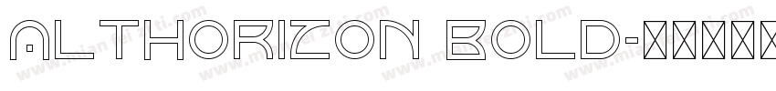 AltHorizon Bold字体转换